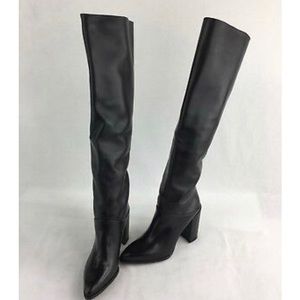 Stuart Weitzman Scrunchy leather boot